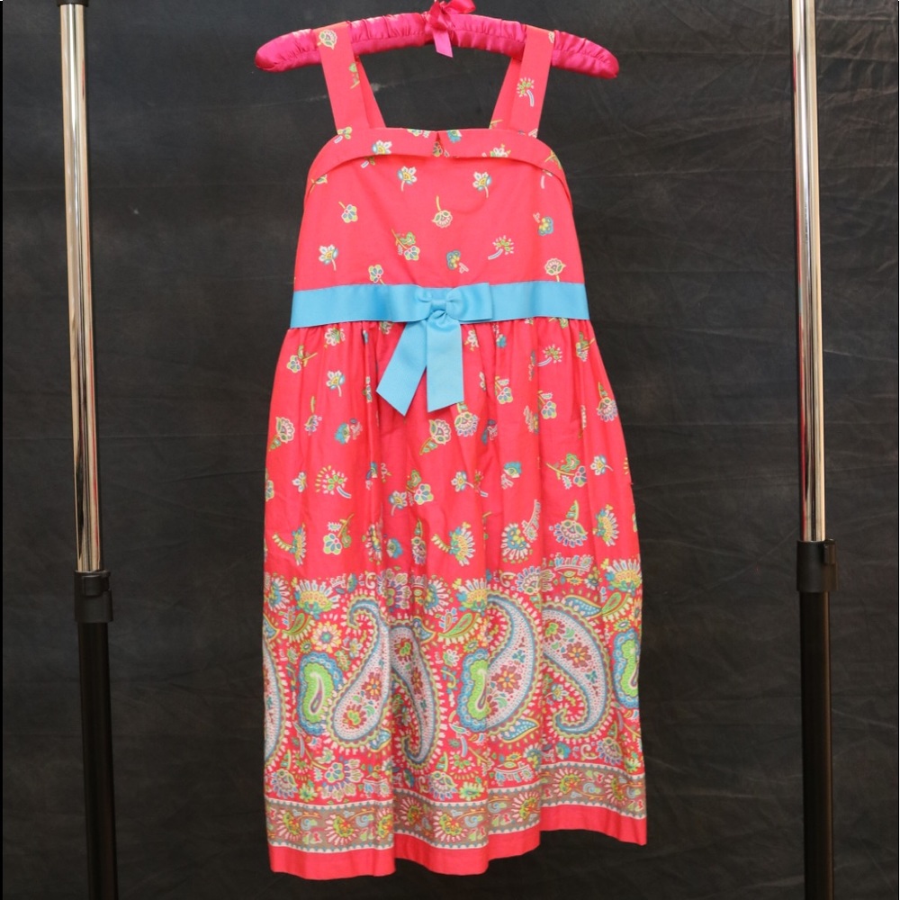 Pink Paisley Dress